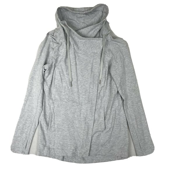 Lululemon Coast Easy Wrap Jacket Size 8 Gray - Picture 4 of 15